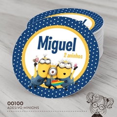 Adesivo Personalizado Minions - 00100