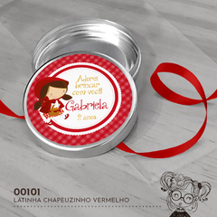 Latinha Personalizada Chapeuzinho Vermelho - 00101 - comprar online