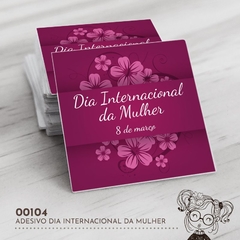 Adesivo Personalizado Dia Internacional da Mulher - 00104 - comprar online