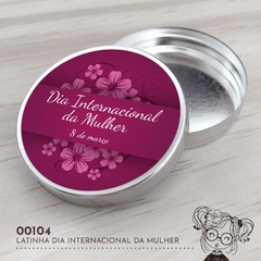 Latinha Personalizada Dia Internacional da Mulher - 00104