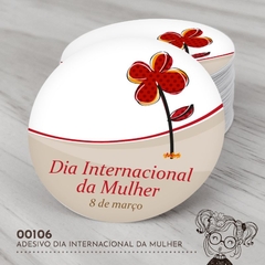 Adesivo Personalizado Dia Internacional da Mulher - 00106