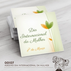 Adesivo Personalizado Dia Internacional da Mulher - 00107 - comprar online