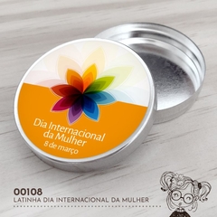 Latinha Personalizada Dia Internacional da Mulher - 00108
