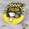 Adesivo Personalizado Snoopy - 00109