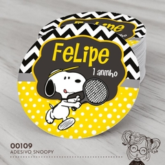 Adesivo Personalizado Snoopy - 00109