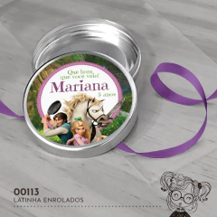 Latinha Personalizada Enrolados - 00113 - comprar online