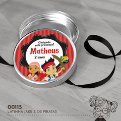 Latinha Personalizada Jake e os Piratas - 00115 - comprar online