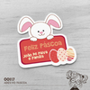 Adesivo Personalizado Páscoa - 00117