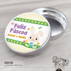 Latinha Personalizada Páscoa - 00118