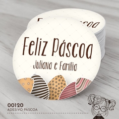 Adesivo Personalizado Páscoa - 00120