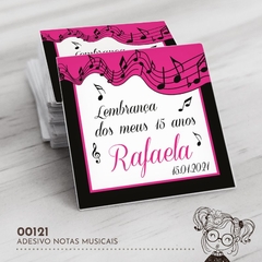 Adesivo Personalizado Notas Musicais - 00121 - comprar online