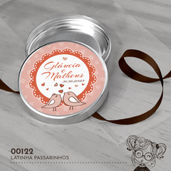 Latinha Personalizada Passarinhos - 00122 - comprar online