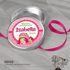 Latinha Personalizada Moranguinho - 00123 - comprar online