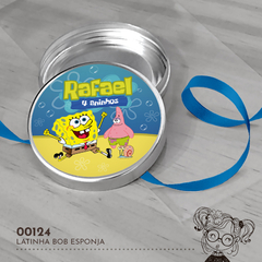 Latinha Personalizada Bob Esponja - 00124 - comprar online