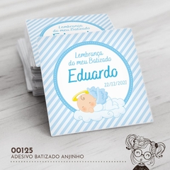 Adesivo Personalizado Batizado Anjinho - 00125 - comprar online