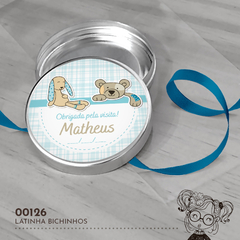 Latinha Personalizada Bichinhos - 00126 - comprar online