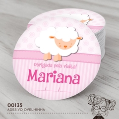 Adesivo Personalizado Ovelhinha - 00135
