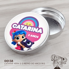 Latinha Personalizada Vera e o Reino do Arco-Íris - 00138