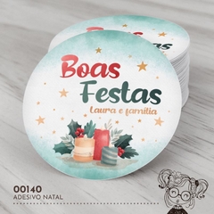 Adesivo Personalizado Natal - 00140