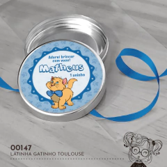 Latinha Personalizada Gatinho Toulouse - 00147 - comprar online