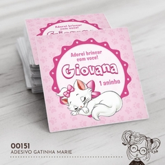 Adesivo Personalizado Gatinha Marie - 00151 - comprar online