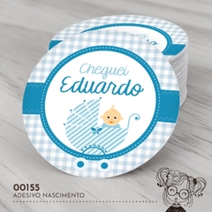 Adesivo Personalizado Nascimento Carrinho - 00155