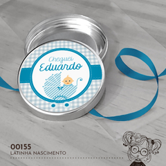 Latinha Personalizada Nascimento Carrinho - 00155 - comprar online