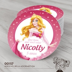 Adesivo Personalizado Bela Adormecida - 00157