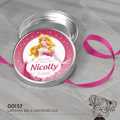 Latinha Personalizada Bela Adormecida - 00157 - comprar online
