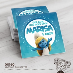 Adesivo Personalizado Smurfette - 00160 - comprar online