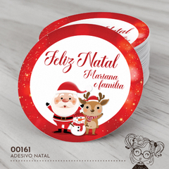 Adesivo Personalizado Natal - 00161