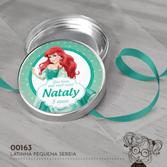Latinha Personalizada Pequena Sereia - 00163 - comprar online
