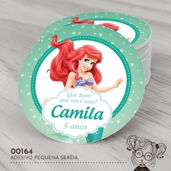 Adesivo Personalizado Pequena Sereia - 00164