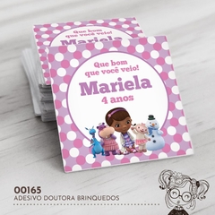 Adesivo Personalizado Doutora Brinquedo - 00165 - comprar online