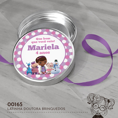 Latinha Personalizada Doutora Brinquedo - 00165 - comprar online