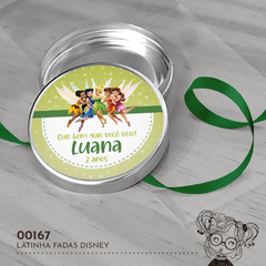 Latinha Personalizada Fadas Disney - 00167 - comprar online