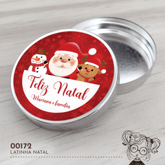 Latinha Personalizada Natal - 00172
