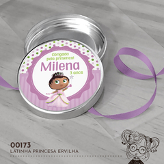 Latinha Personalizada Princesa Ervilha - 00173 - comprar online
