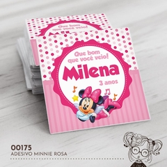 Adesivo Personalizado Minnie Rosa - 00175 - comprar online