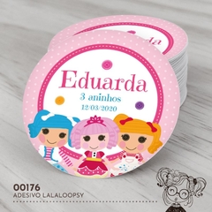 Adesivo Personalizado Lalaloopsy - 00176