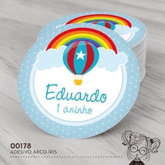 Adesivo Personalizado Arco-íris - 00178