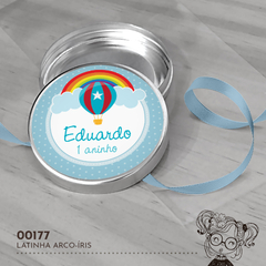 Latinha Personalizada Arco-íris - 00178 - comprar online