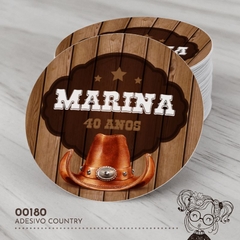 Adesivo Personalizado Country - 00180