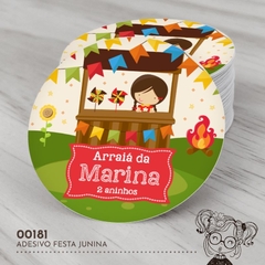 Adesivo Personalizado Festa Junina - 00181