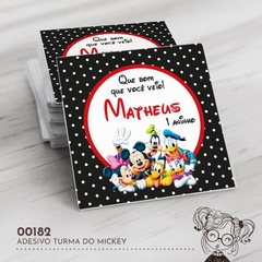 Adesivo Personalizado Turma do Mickey - 00182 - comprar online