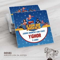 Adesivo Personalizado Liga da Justiça - 00183 - comprar online