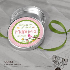 Latinha Personalizada Jardim - 00184 - comprar online