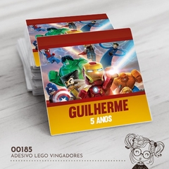Adesivo Personalizado Lego Vingadores - 00185 - comprar online
