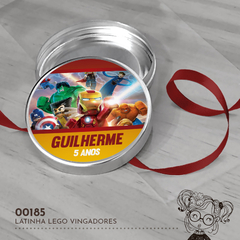 Latinha Personalizada Lego Vingadores - 00185 - comprar online