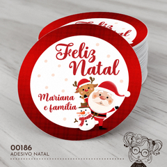 Adesivo Personalizado Natal - 00186